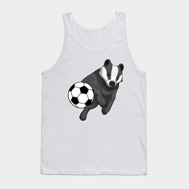 Honey badger Soccer player Soccer Tank Top by Markus Schnabel